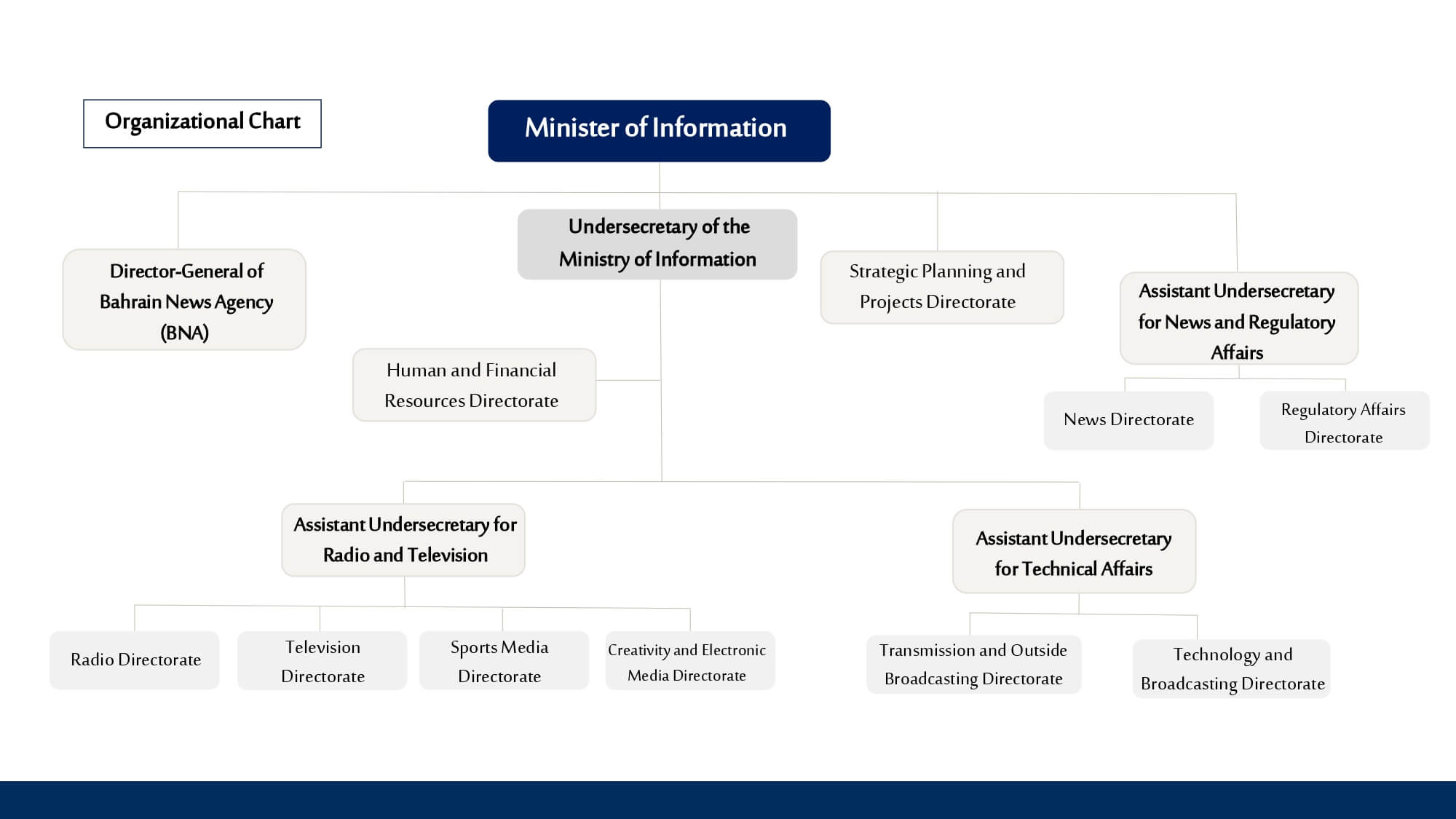 Organizational Chart English